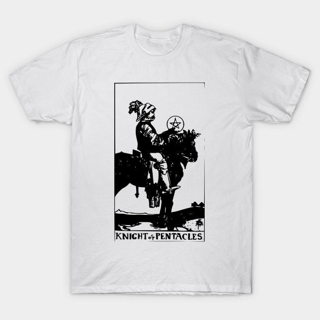 knight of pentacles T-Shirt by Tanguarts